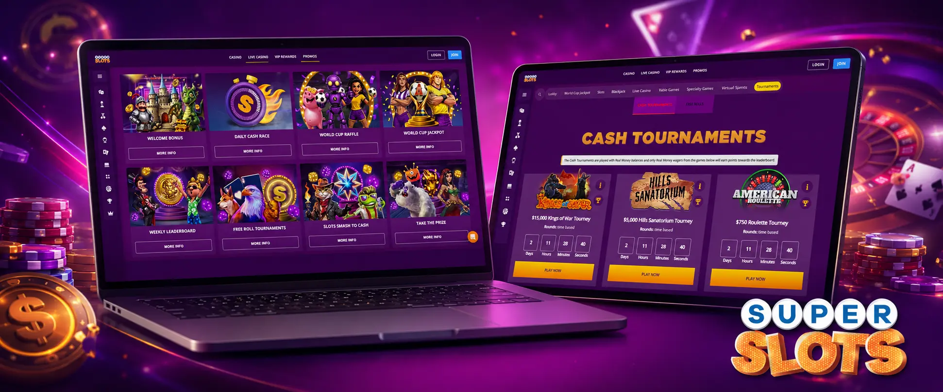 Weekly Promotions at Super Slots